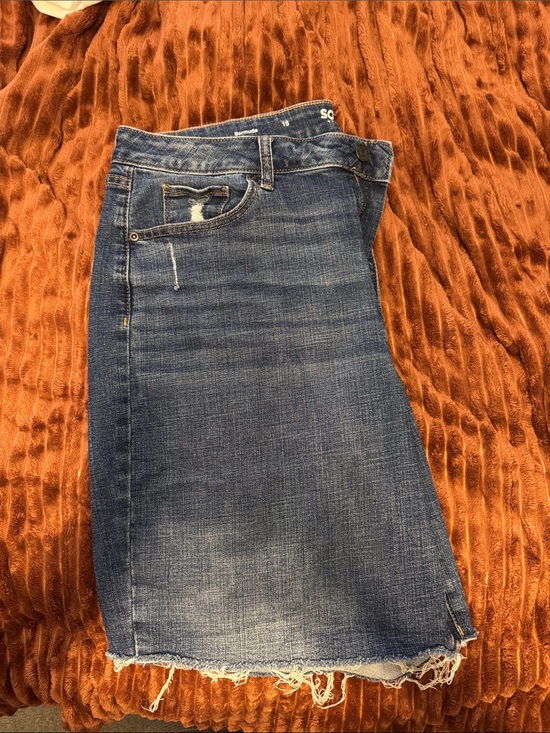 Sonoma Pants - Sonoma Blue Distressed Denim Bermuda Shorts